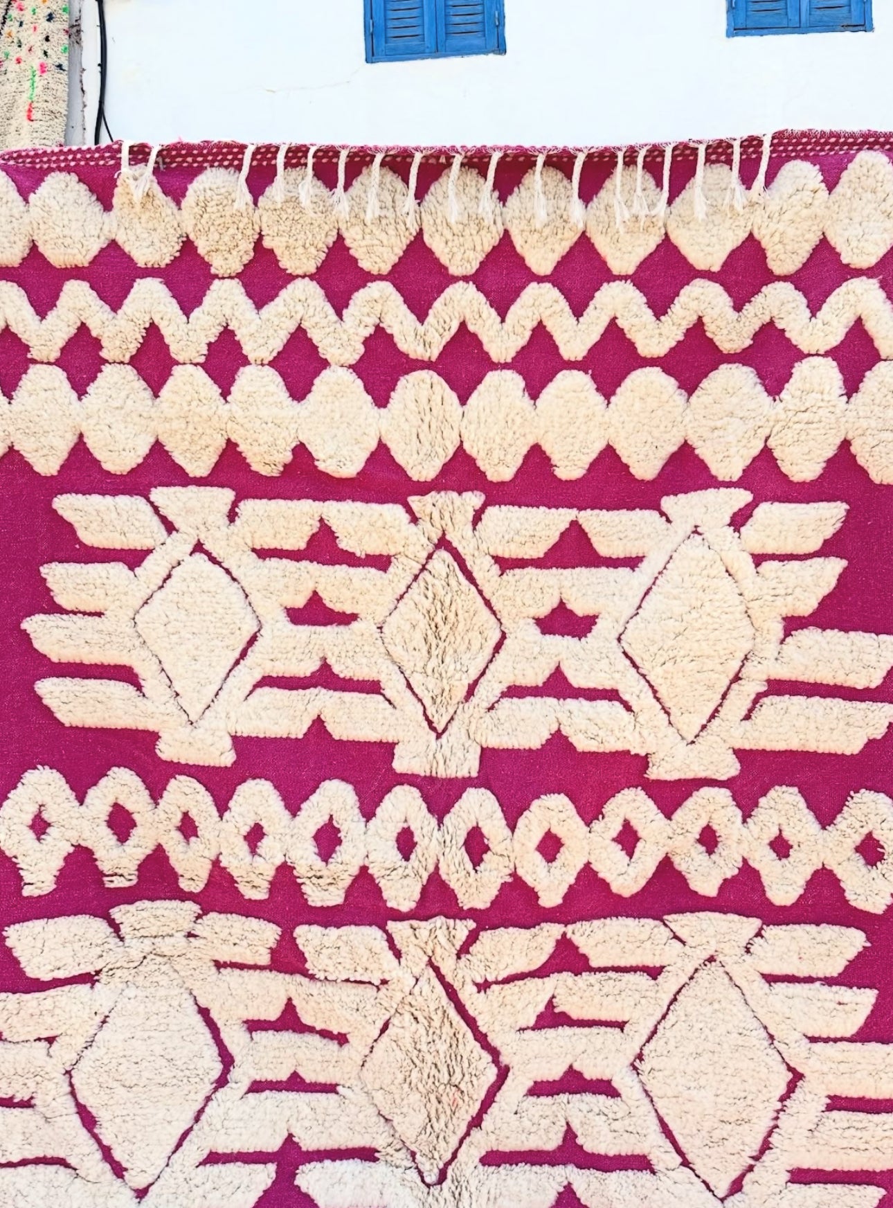 Beni Ouarain Rug size 300 x 200 cm || 9.84 x 6.56 ft