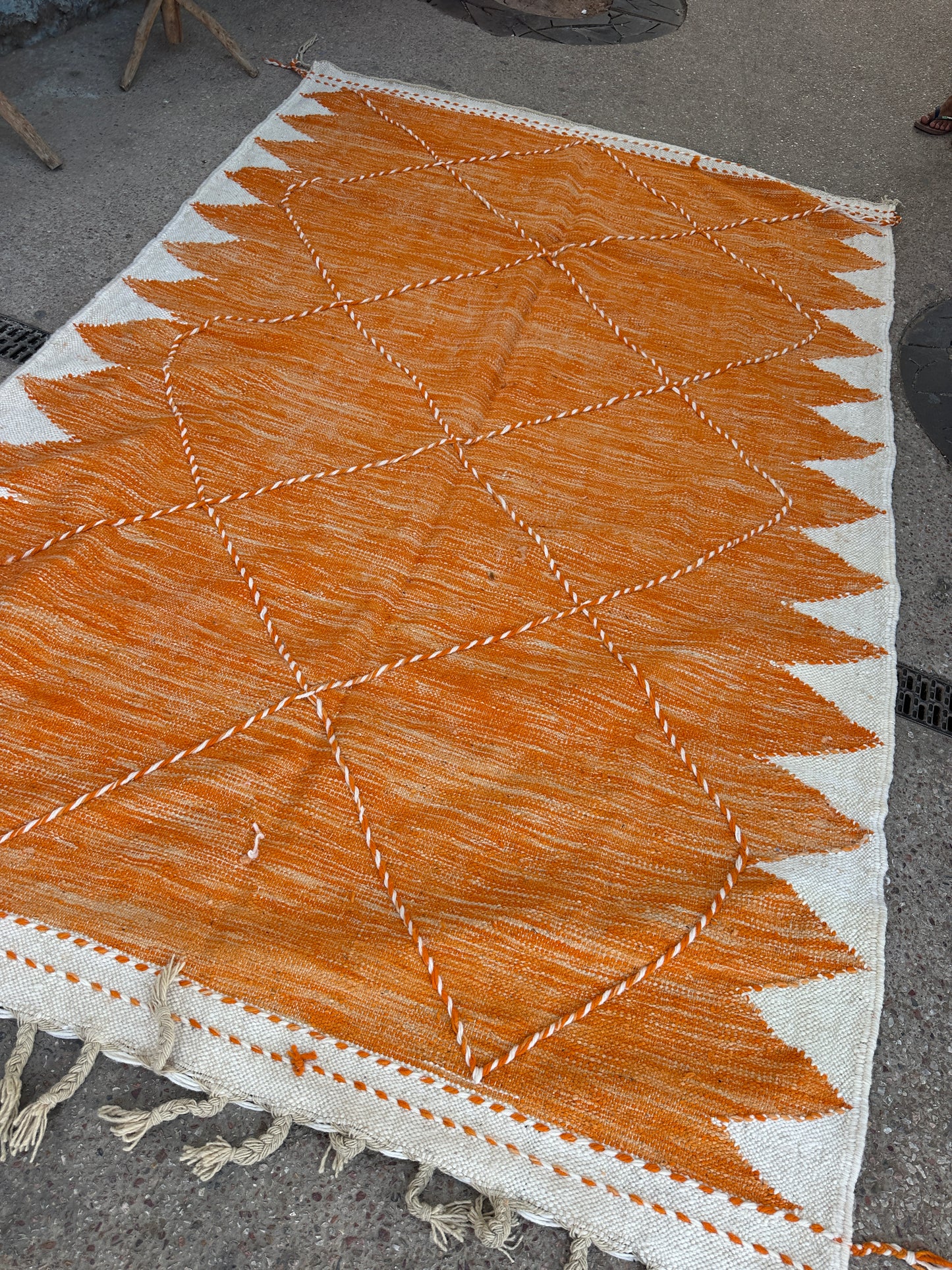 Carpet kelim size size 300 x 200 cm || 9.84 x 6.56 ft