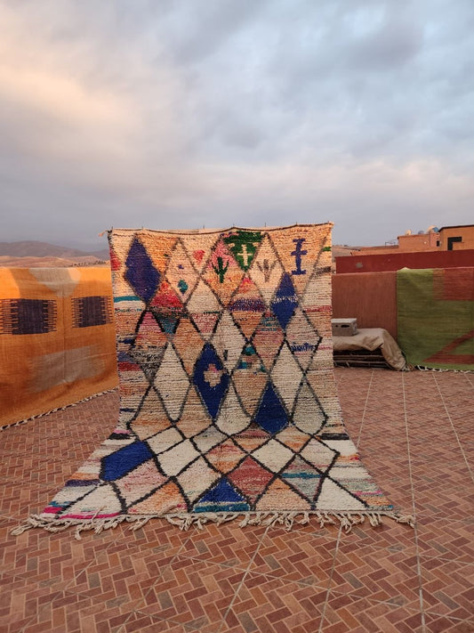 Handmade Azilal Rug, size 300 x 200 cm || 9.84 x 6.56 ft