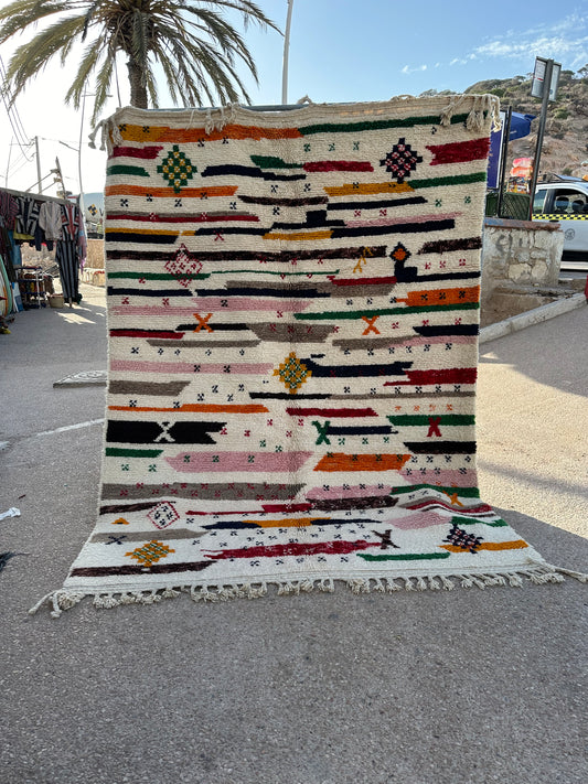 Handmade Azilal Rug, size 300 x 200 cm || 9.84 x 6.56 ft