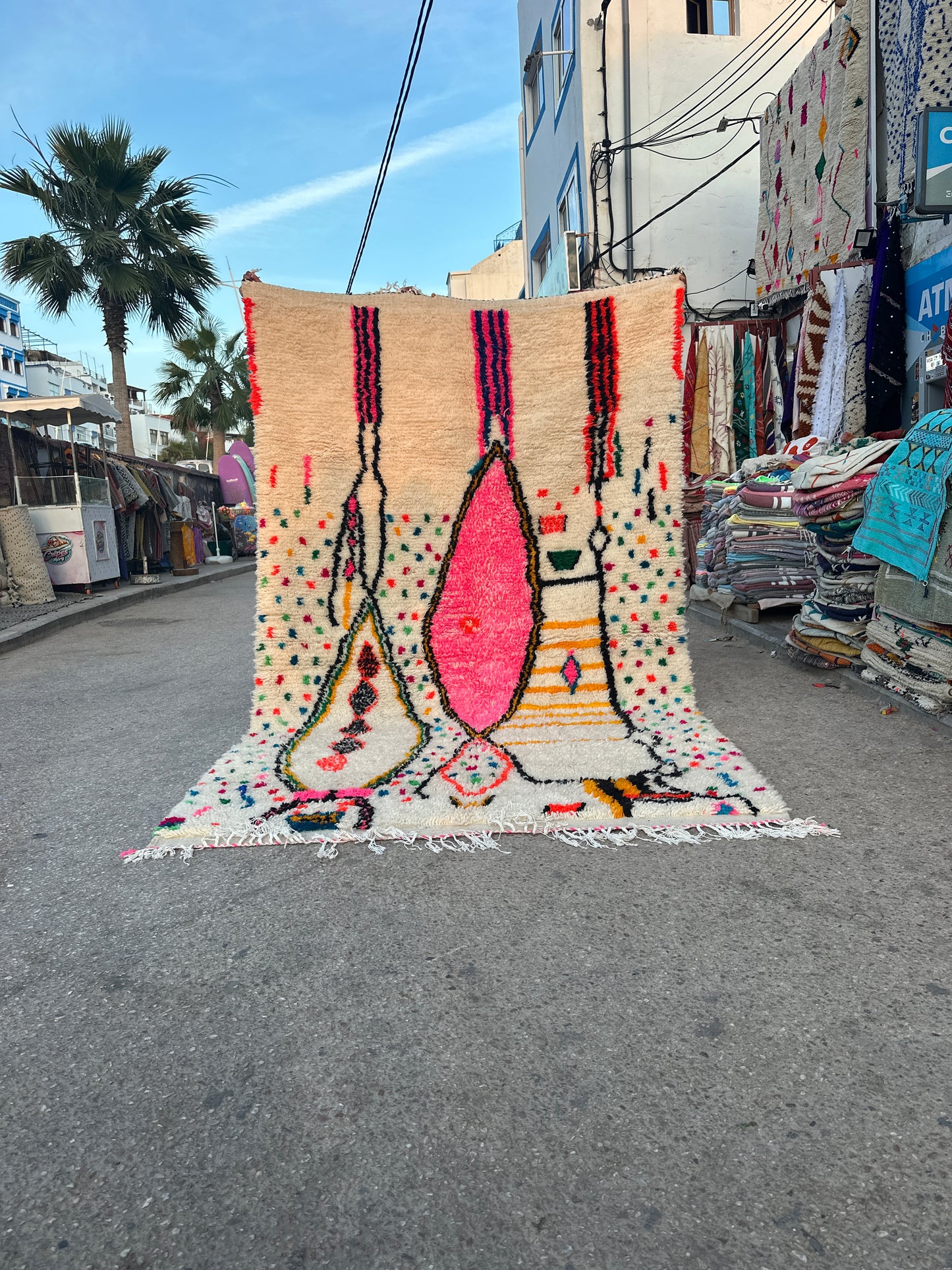 Handmade Azilal Rug, size 300 x 200 cm || 9.84 x 6.56 ft