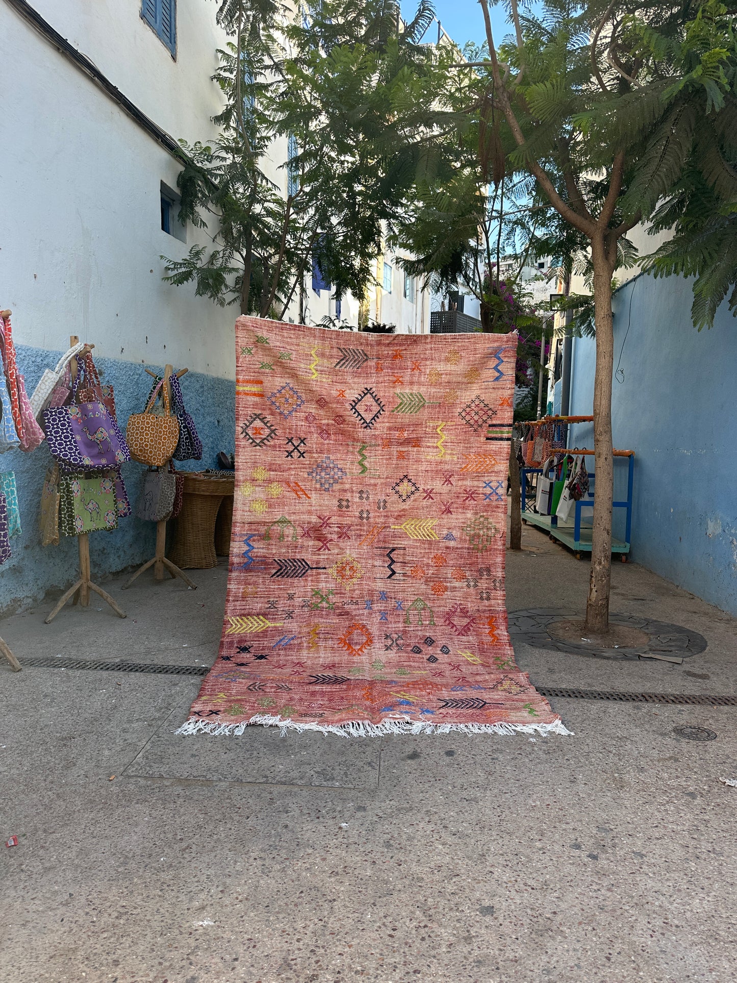 Handmade Kelim Rug, size 250 x 150 cm || 8.2 x 4.92 ft