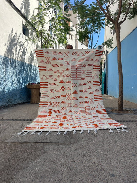 Handmade Kelim Rug, size 250 x 150 cm || 8.2 x 4.92 ft