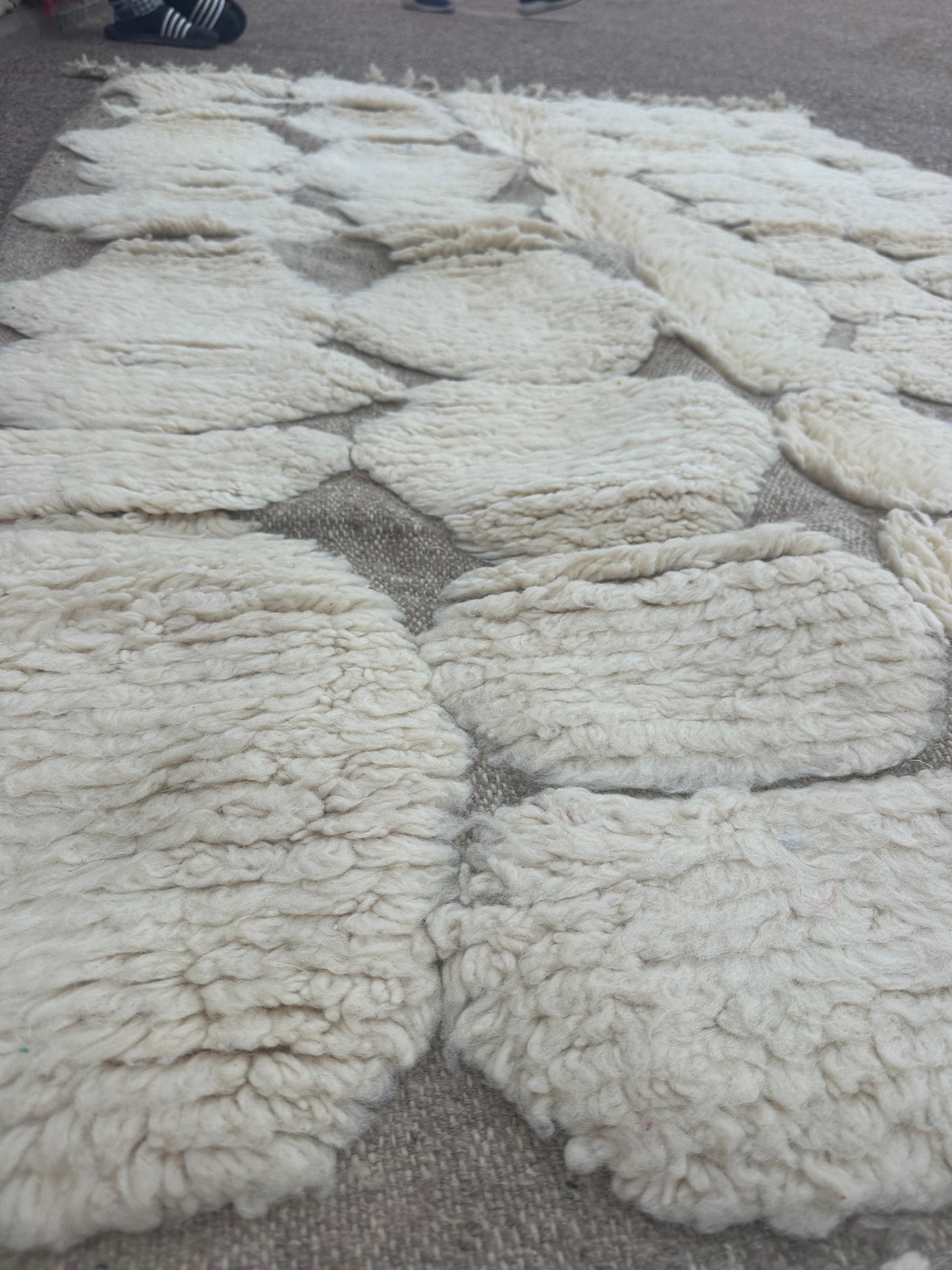 Beni Ouarain Rug size 250 x 150 cm || 8.2 x 4.92 ft