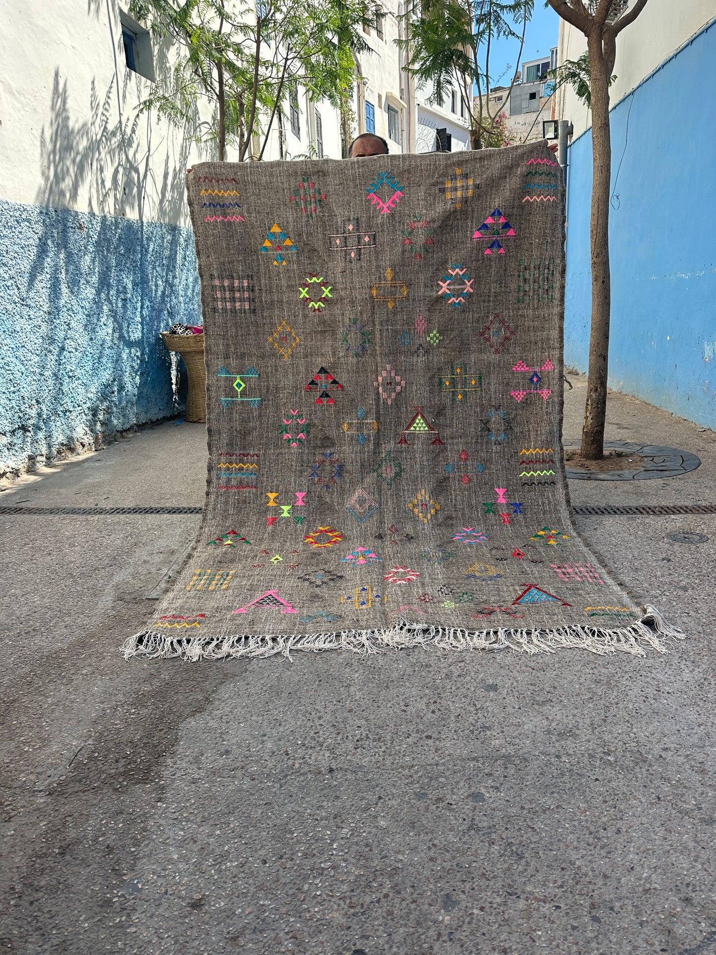 Handmade Kelim Rug, size 250 x 150 cm || 8.2 x 4.92 ft