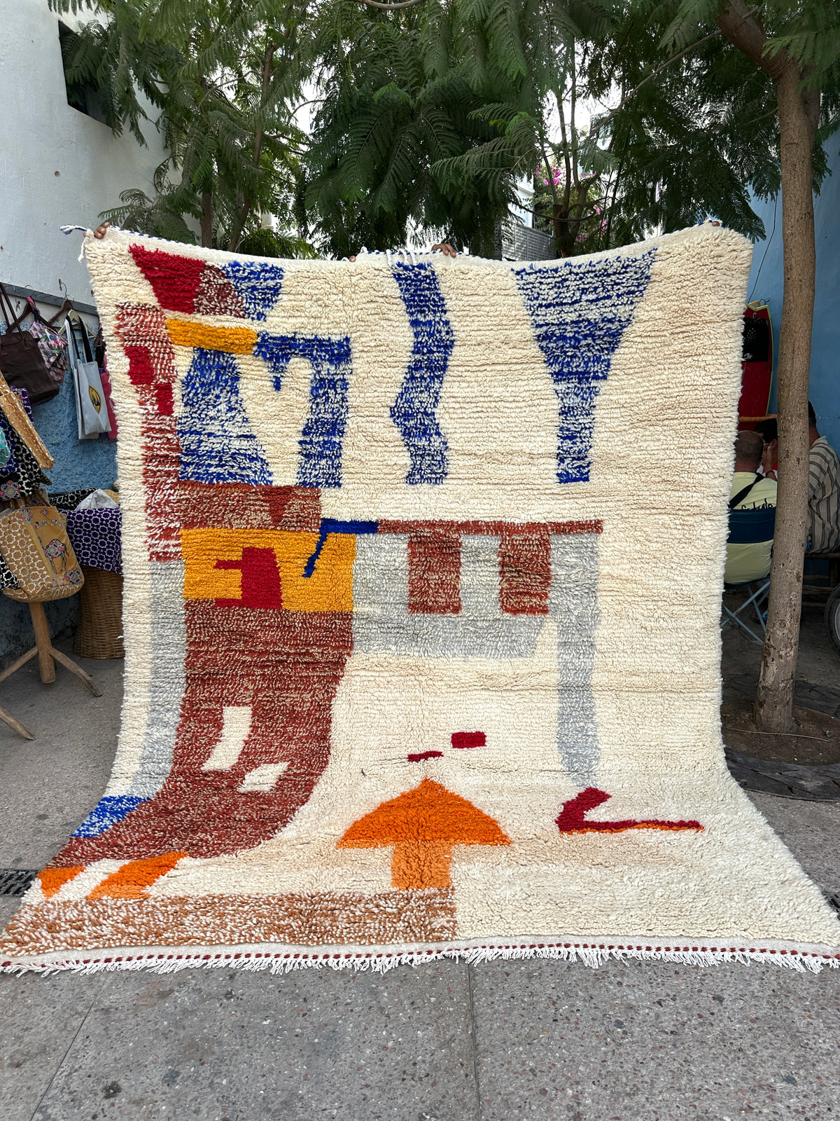 Handmade Azilal Rug, size 300 x 200 cm || 9.84 x 6.56 ft