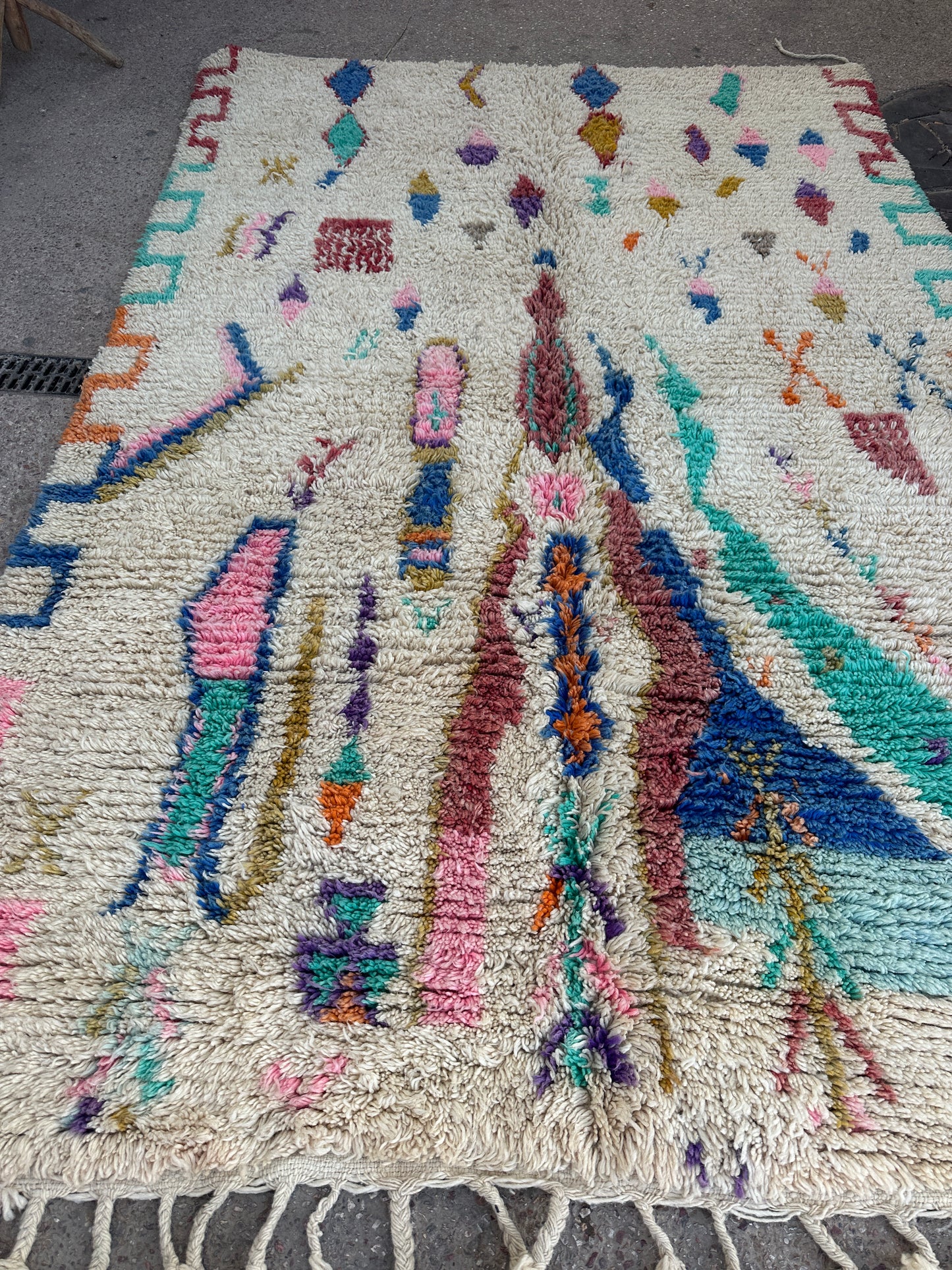 Carpet  Beni Ouarain Rug LARGE size 300 x 200 cm || 9.84 x 6.56 ft
