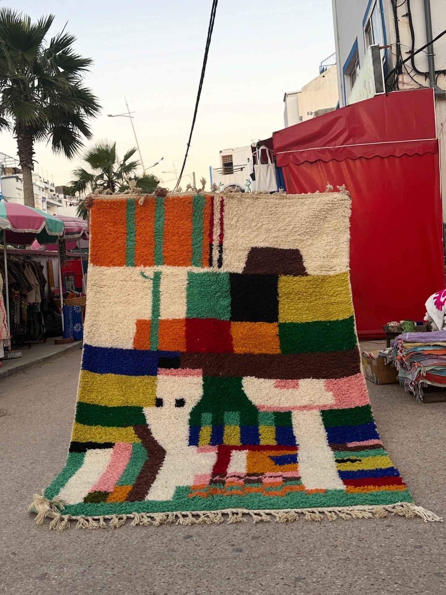 Handmade Beni Ouarain, size 300 x 200 cm || 9.84 x 6.56 ft