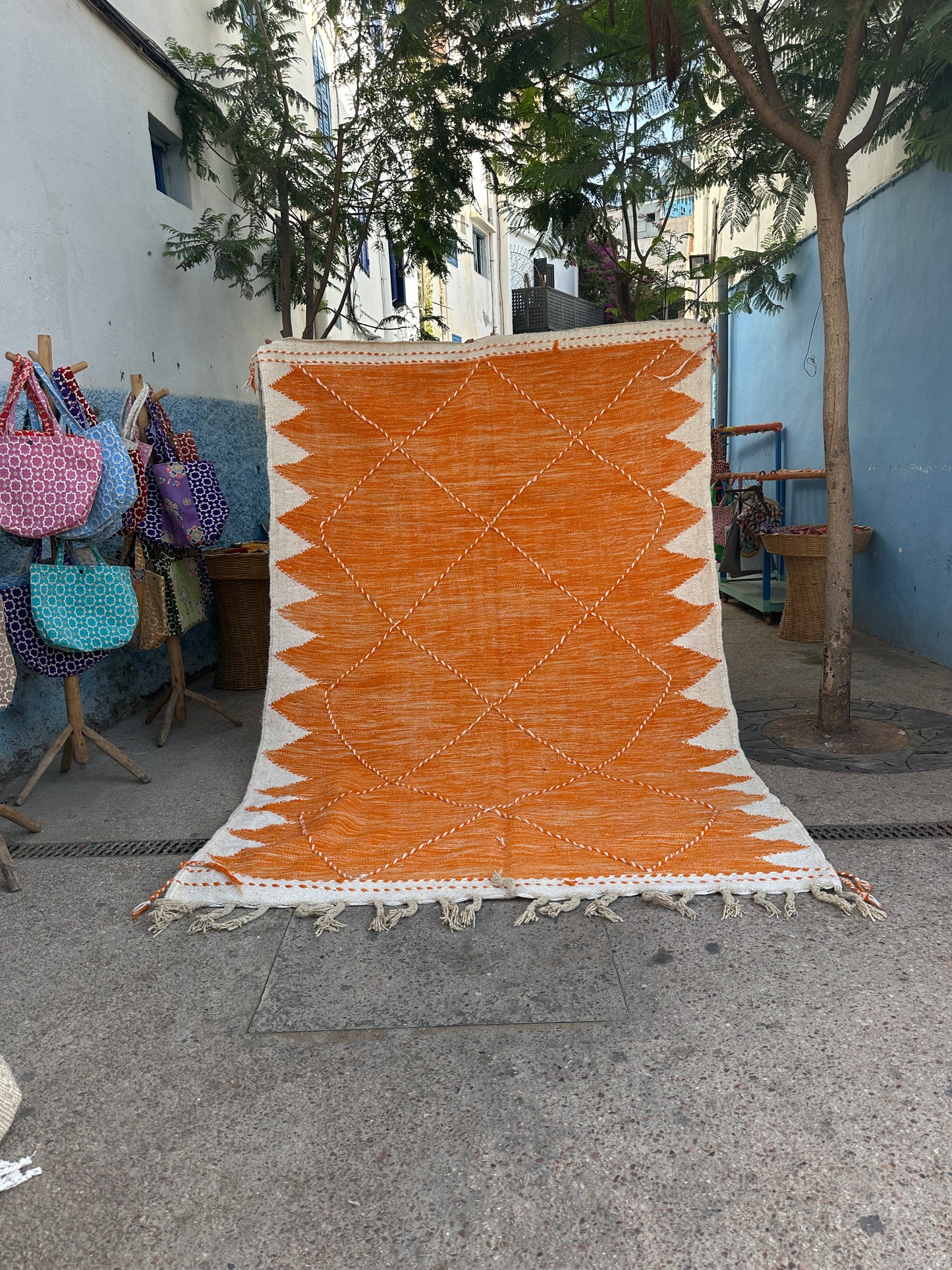 Carpet kelim size size 300 x 200 cm || 9.84 x 6.56 ft
