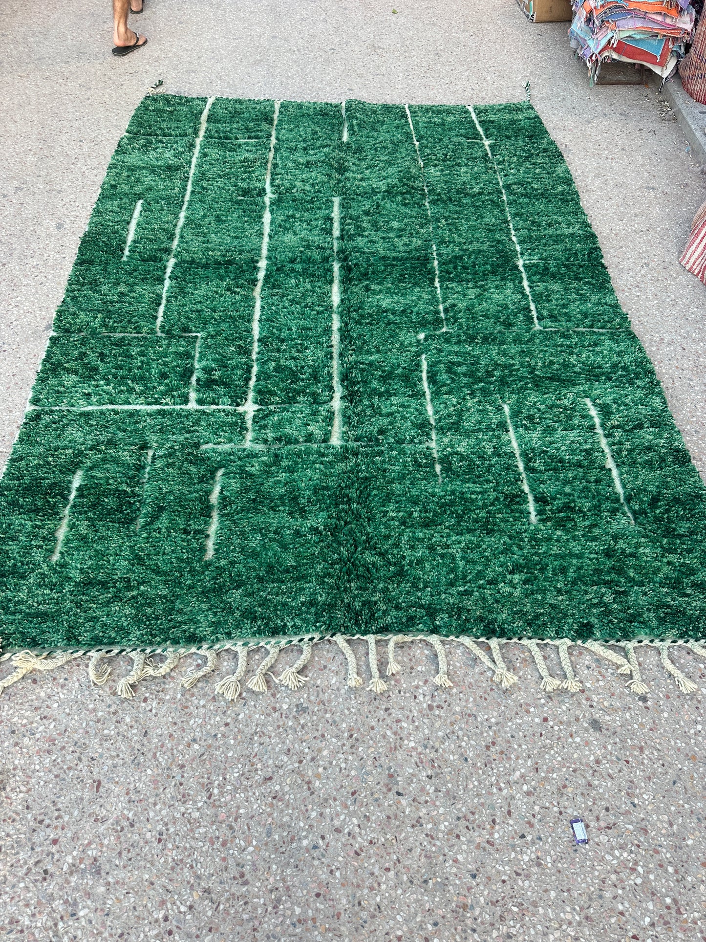 Handmade Beni Ouarain, size 300 x 200 cm || 9.84 x 6.56 ft