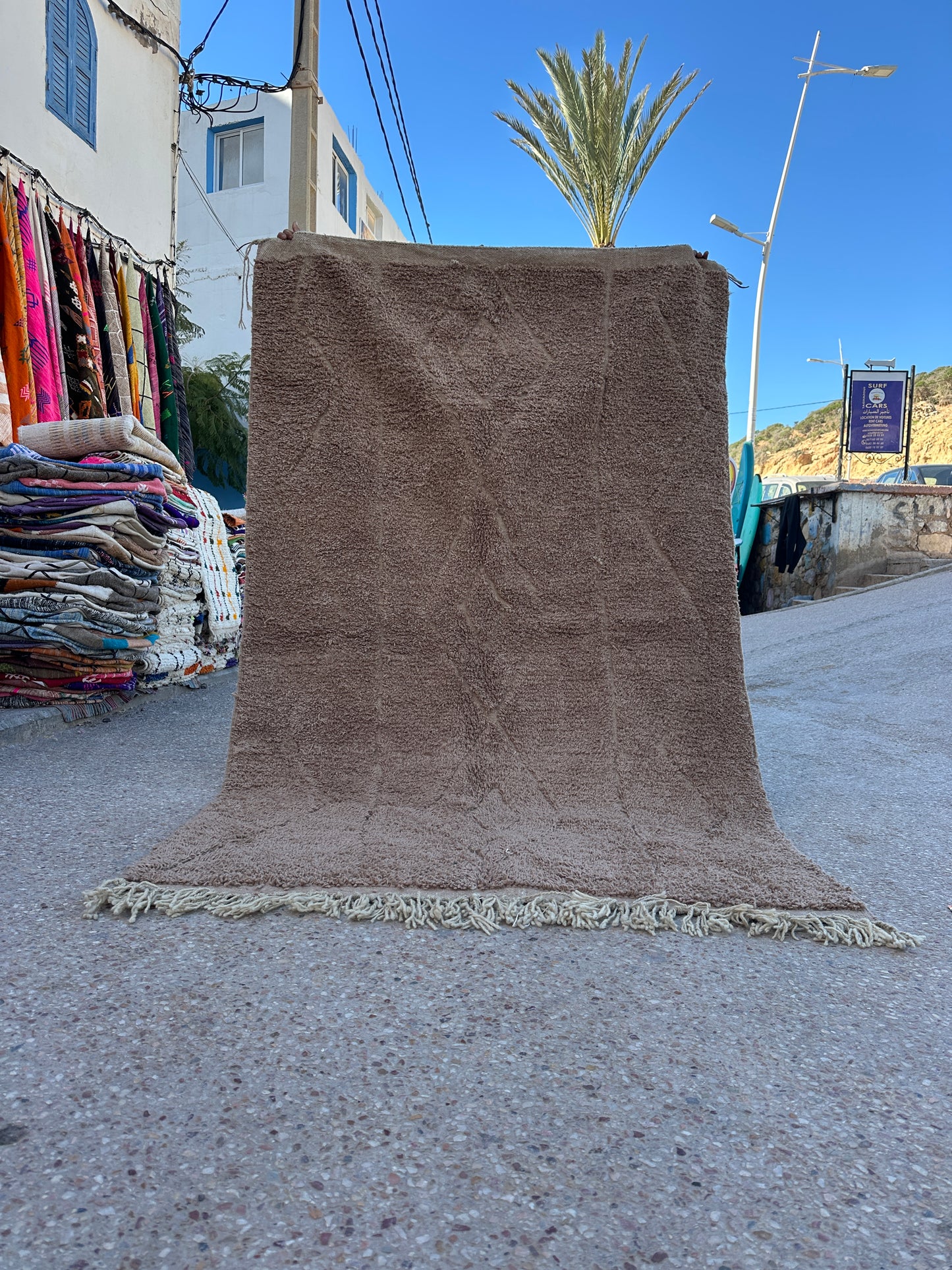 Beni Ouarain Rug size 250 x 150 cm || 8.2 x 4.92 ft