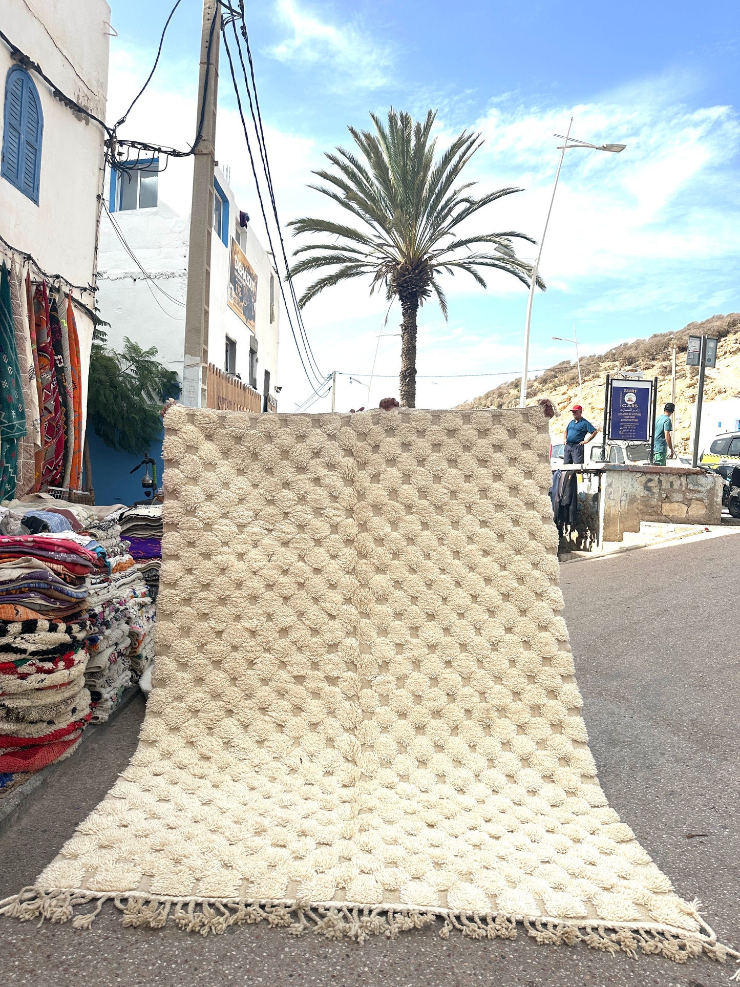 Carpet  Beni Ouarain Rug LARGE size 300 x 200 cm || 9.84 x 6.56 ft