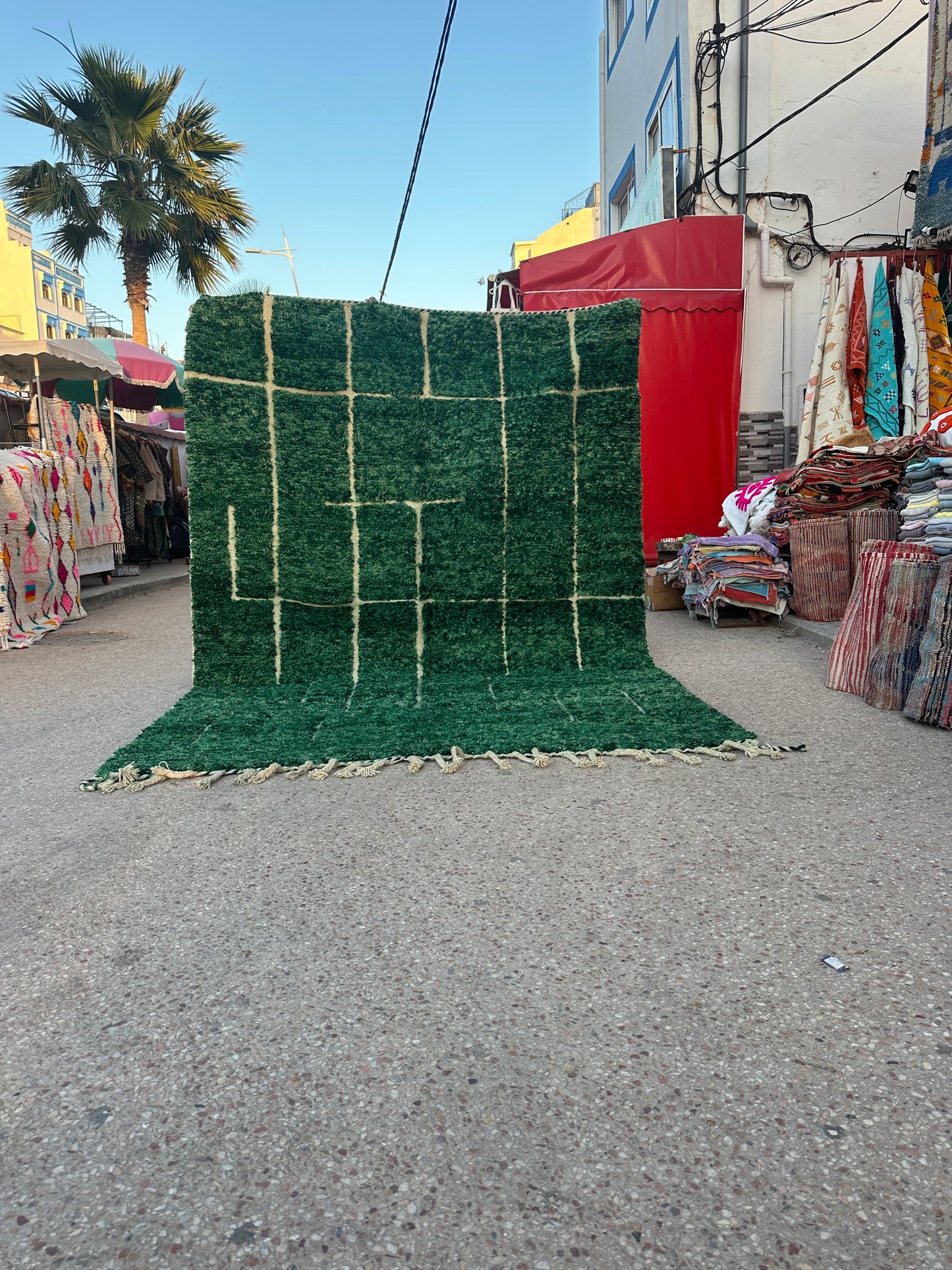 Handmade Beni Ouarain, size 300 x 200 cm || 9.84 x 6.56 ft