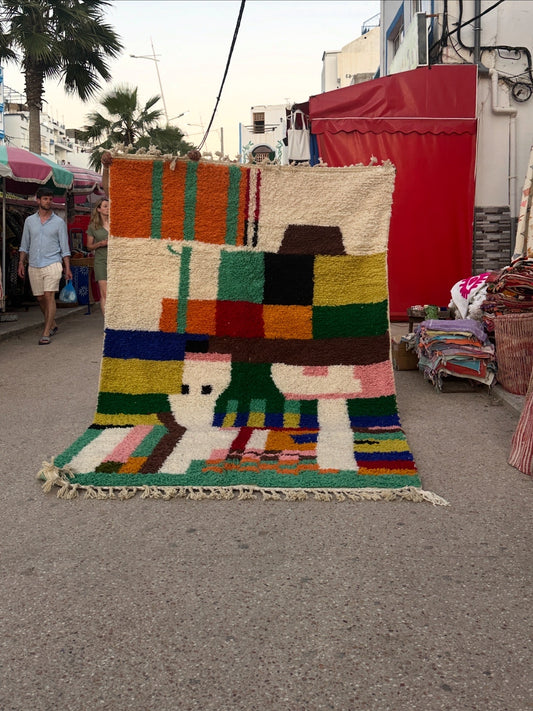 Handmade Beni Ouarain, size 300 x 200 cm || 9.84 x 6.56 ft