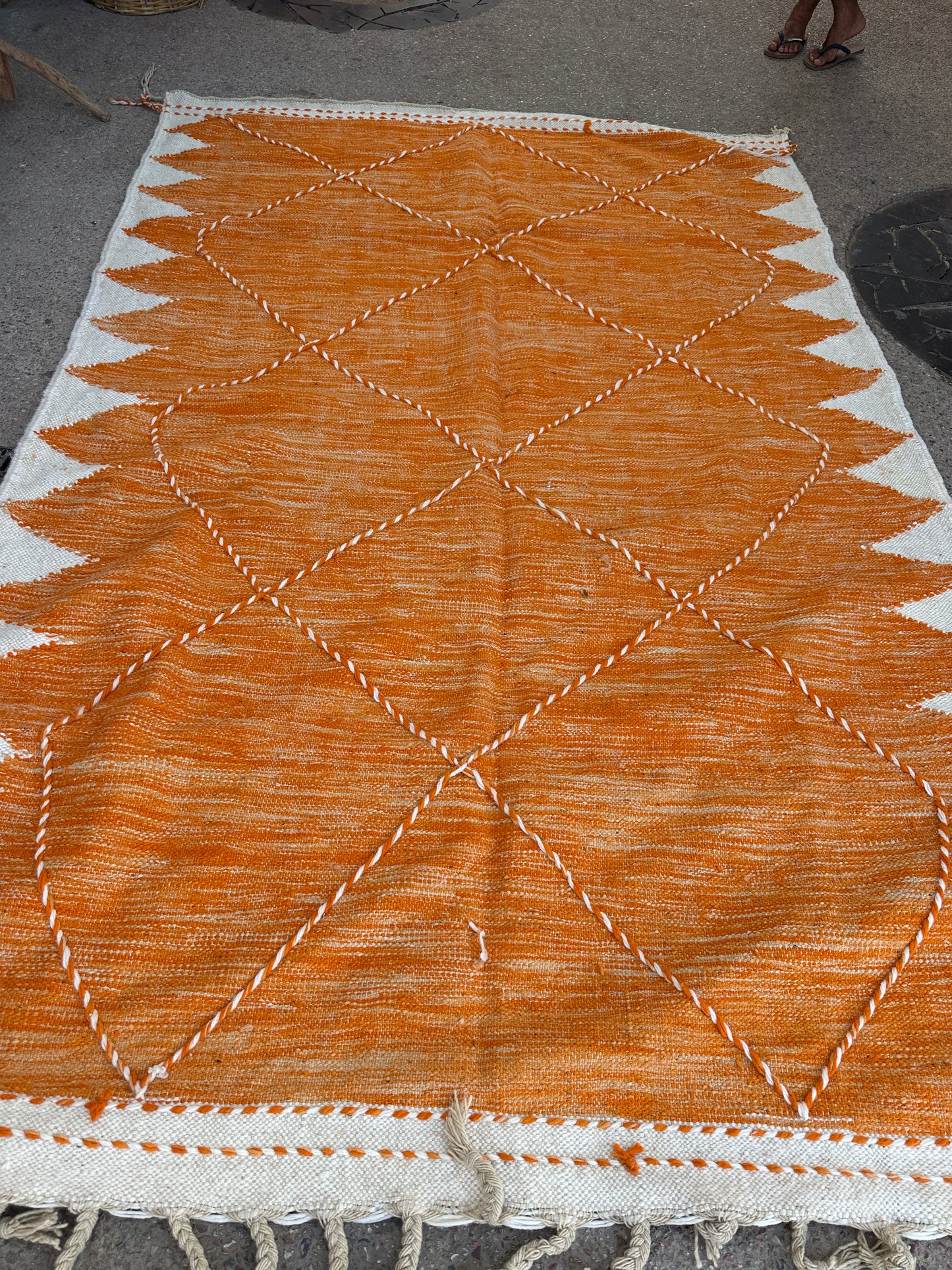 Carpet kelim size size 300 x 200 cm || 9.84 x 6.56 ft