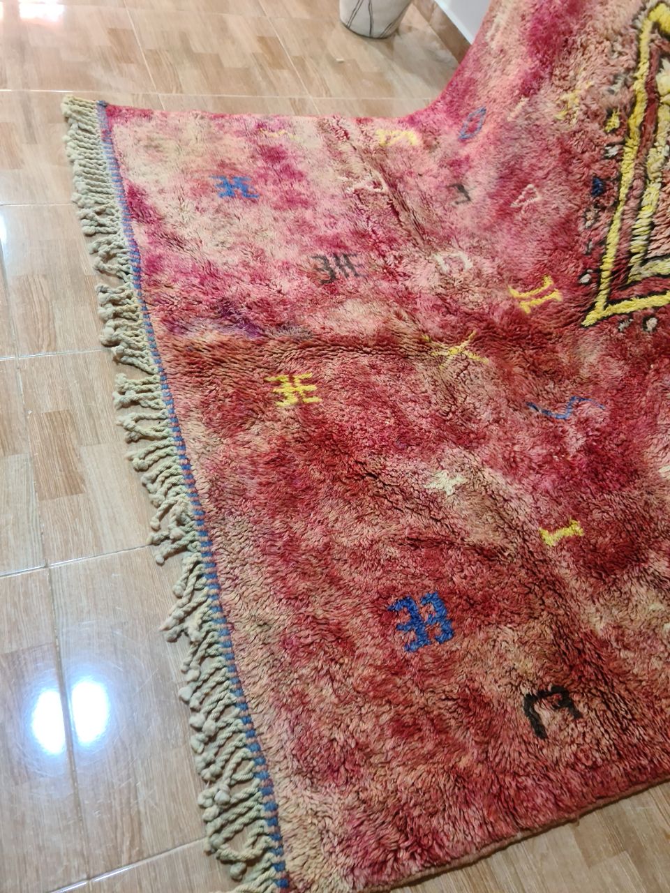Handmade mrirt, size 250 x 150 cm || 8.2 x 4.92 ft