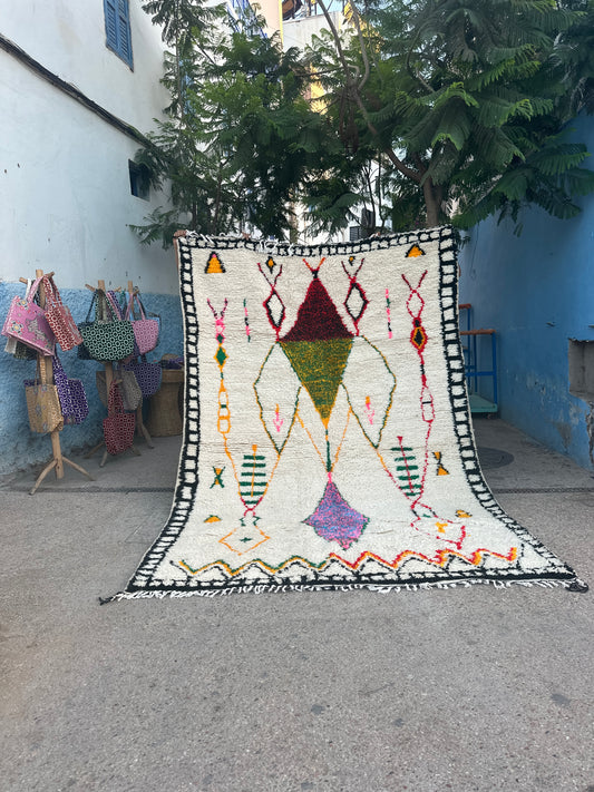 Handmade Azilal Rug, size 300 x 200 cm || 9.84 x 6.56 ft