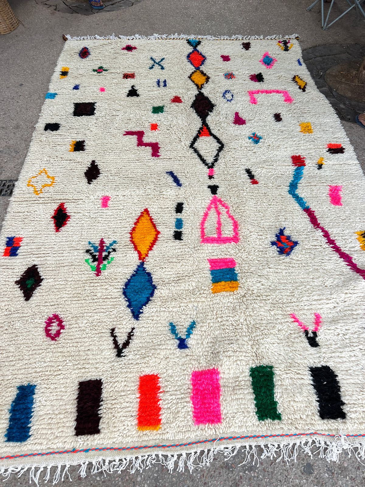 Handmade Azilal Rug, size 300 x 200 cm || 9.84 x 6.56 ft