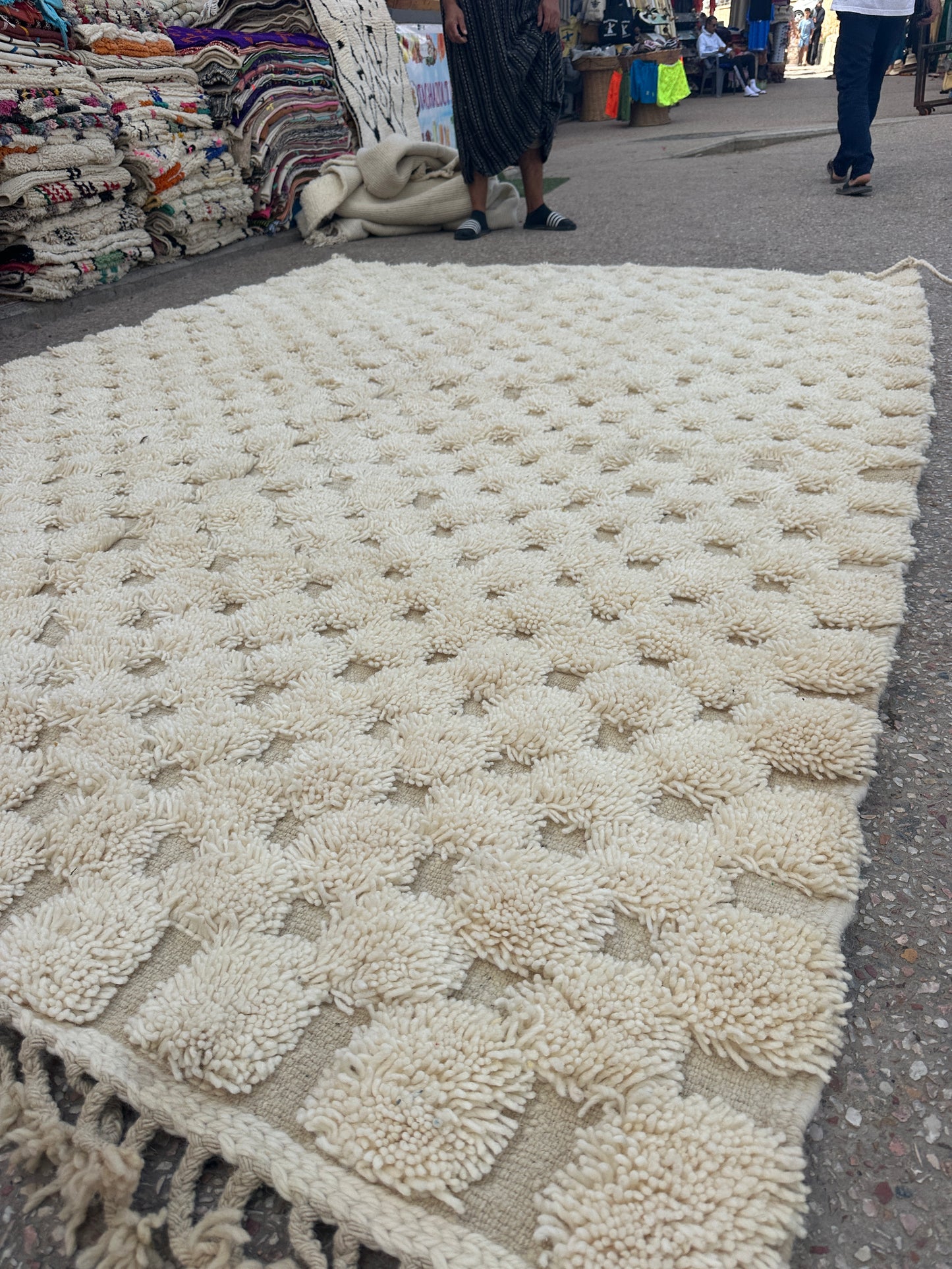 Carpet  Beni Ouarain Rug LARGE size 300 x 200 cm || 9.84 x 6.56 ft