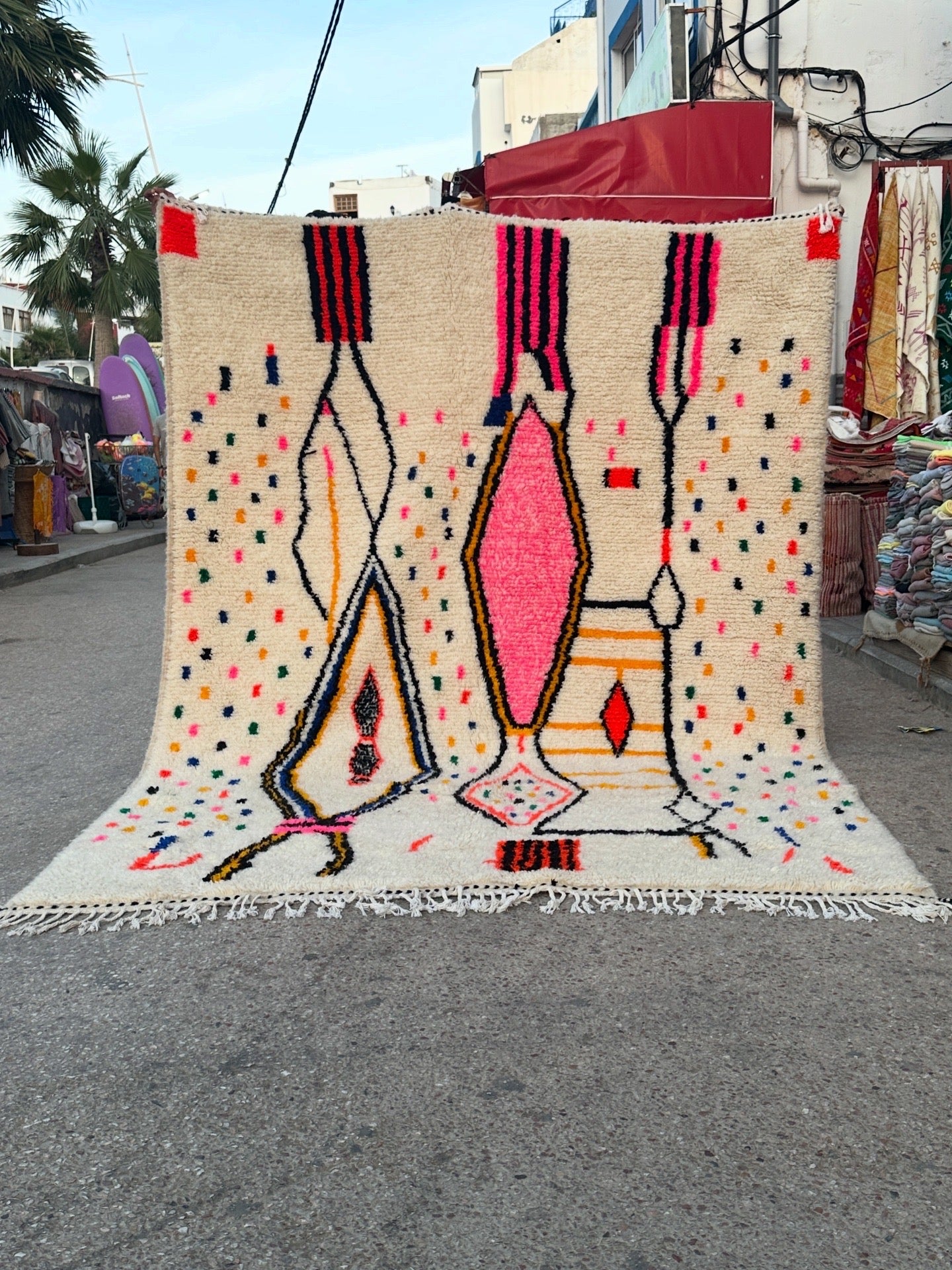 Handmade Azilal Rug, size 300 x 200 cm || 9.84 x 6.56 ft