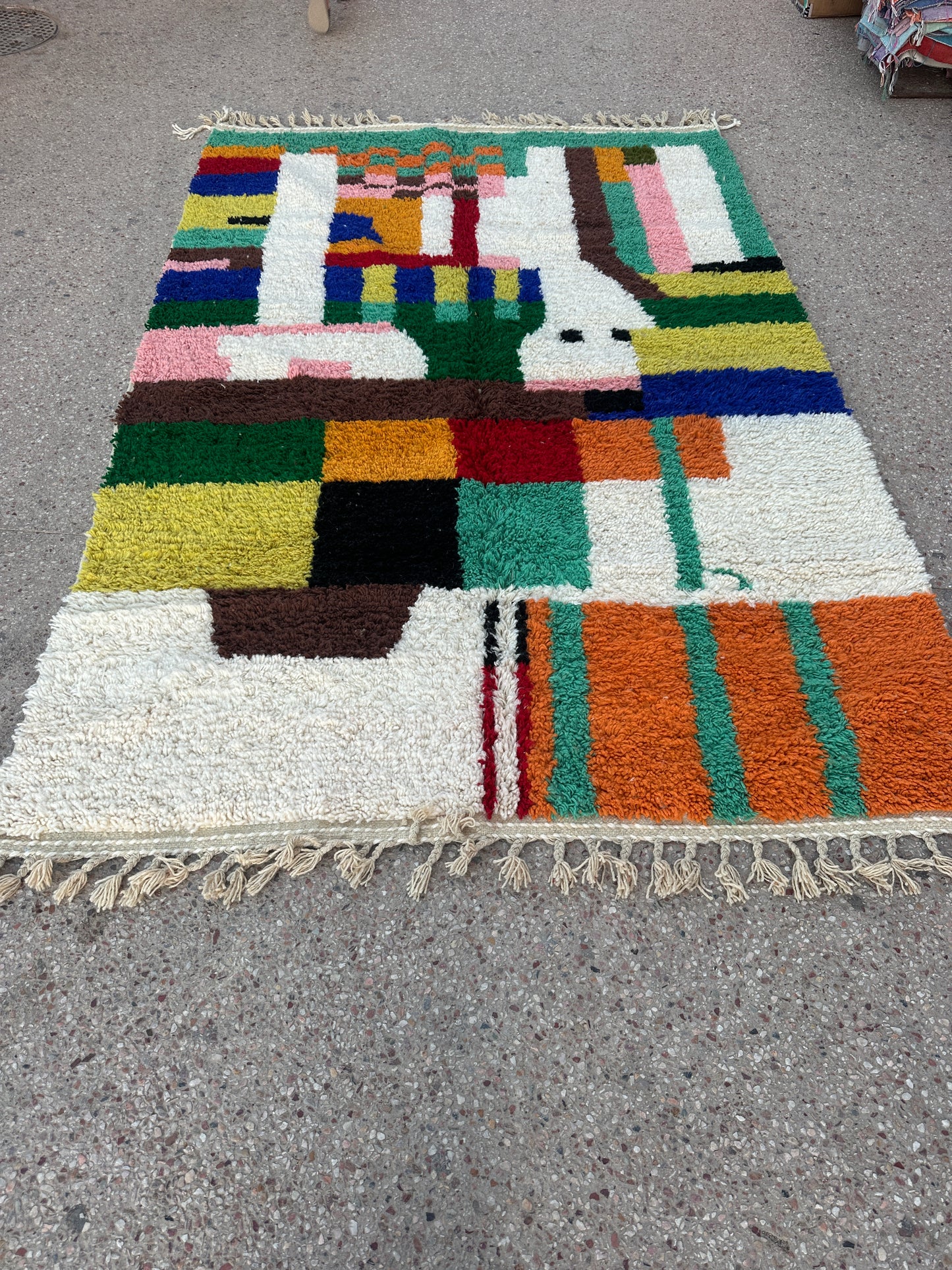 Handmade Beni Ouarain, size 300 x 200 cm || 9.84 x 6.56 ft