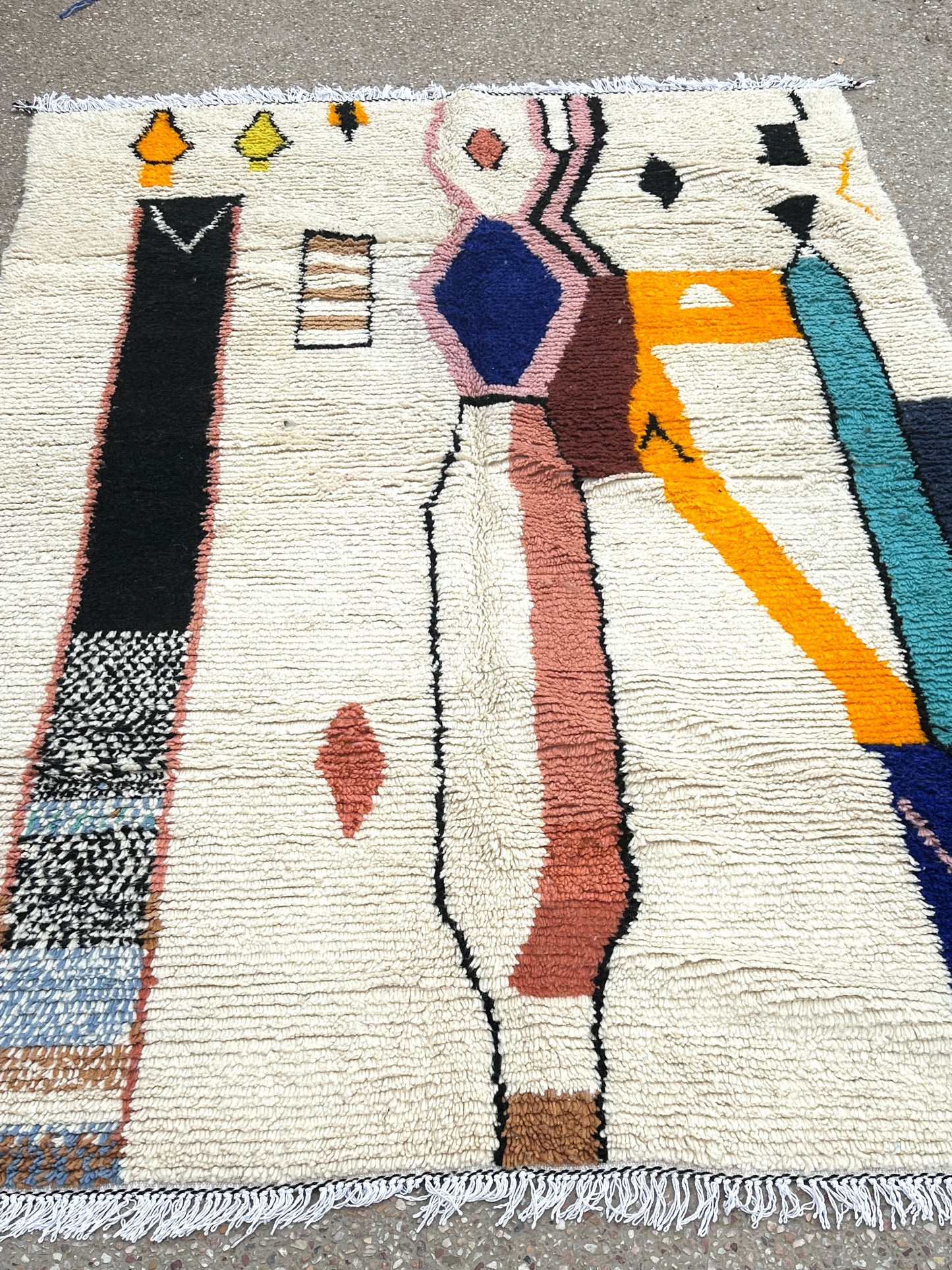 Handmade Azilal Rug, size 300 x 200 cm || 9.84 x 6.56 ft