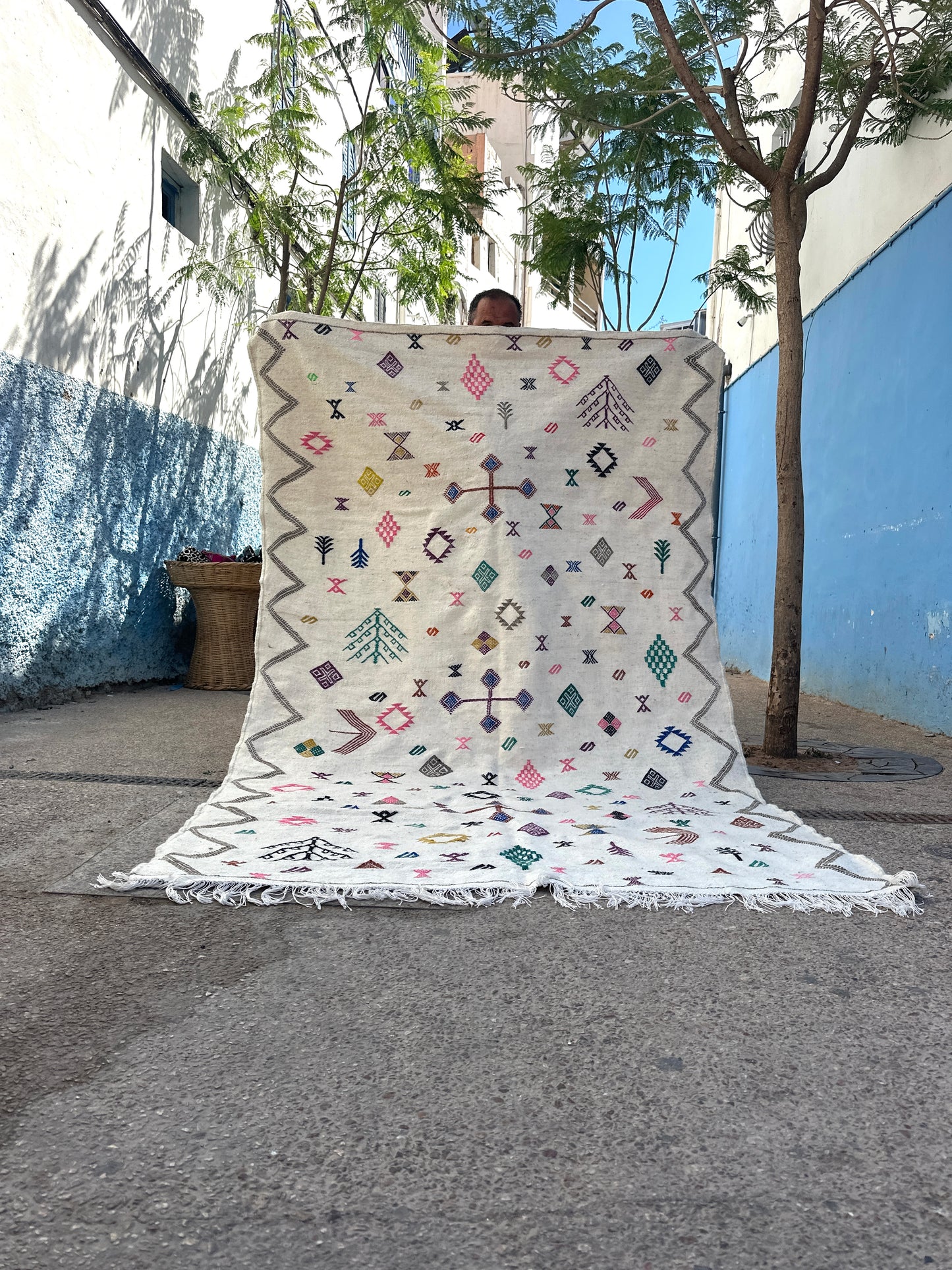 Handmade Kelim Rug, size 250 x 150 cm || 8.2 x 4.92 ft