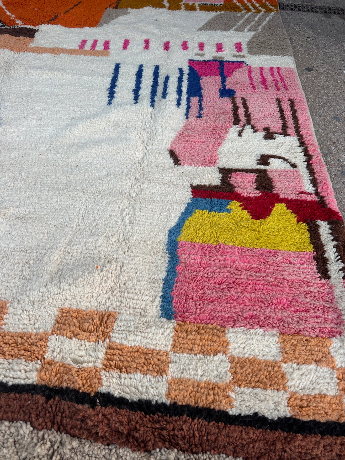 Handmade Beni Ouarain, size 350 x 250 cm ||