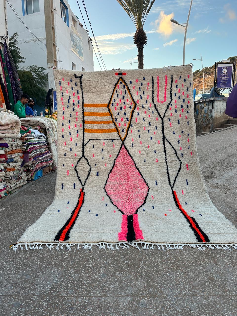 Handmade Azilal Rug, size 300 x 200 cm || 9.84 x 6.56 ft