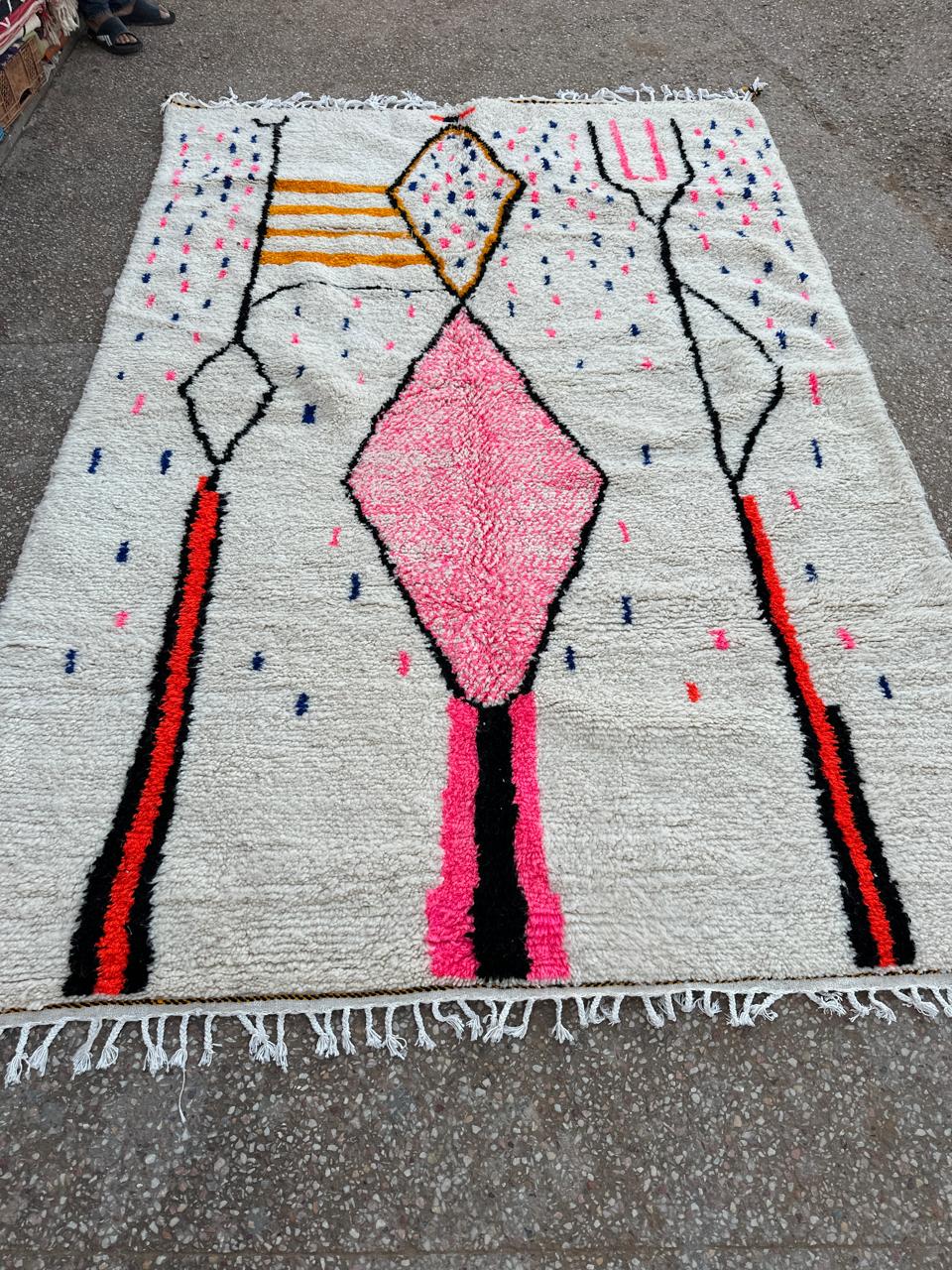 Handmade Azilal Rug, size 300 x 200 cm || 9.84 x 6.56 ft