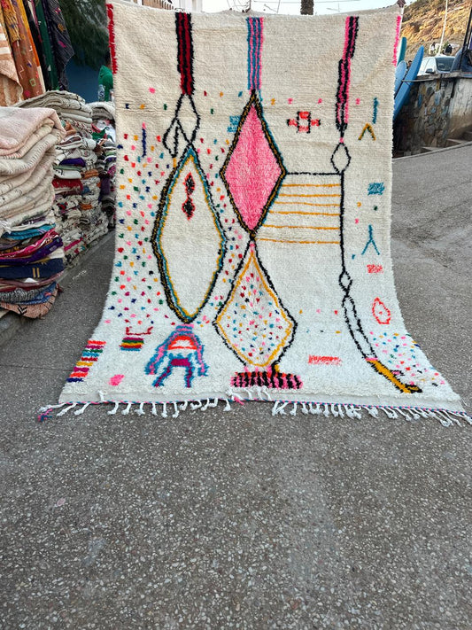 Handmade Azilal Rug, size 300 x 200 cm || 9.84 x 6.56 ft