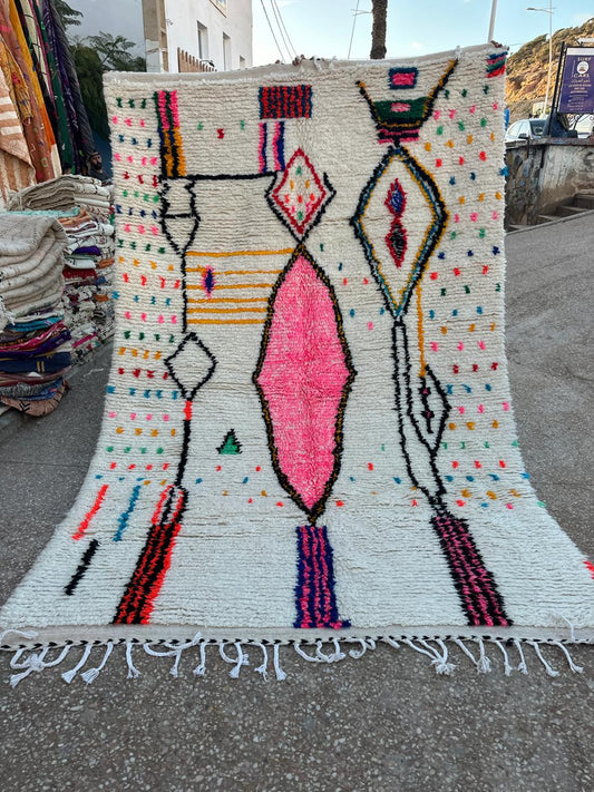 Handmade Azilal Rug, size 300 x 200 cm || 9.84 x 6.56 ft