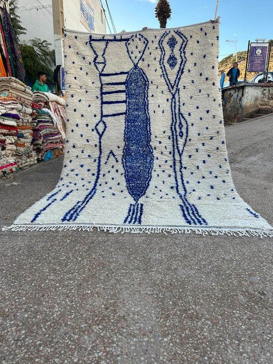 Handmade Azilal Rug, size 300 x 200 cm || 9.84 x 6.56 ft