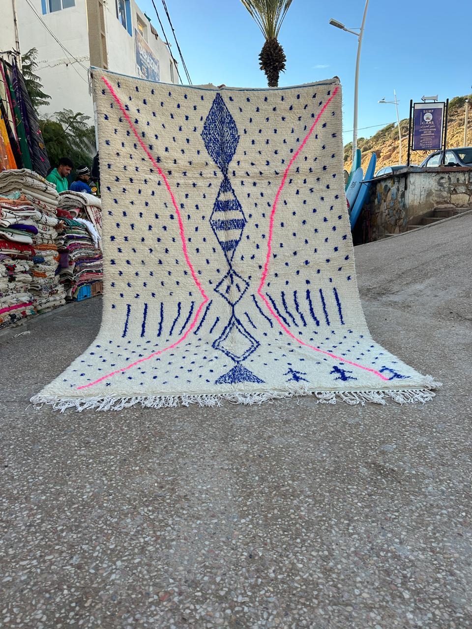 Handmade Azilal Rug, size 300 x 200 cm || 9.84 x 6.56 ft