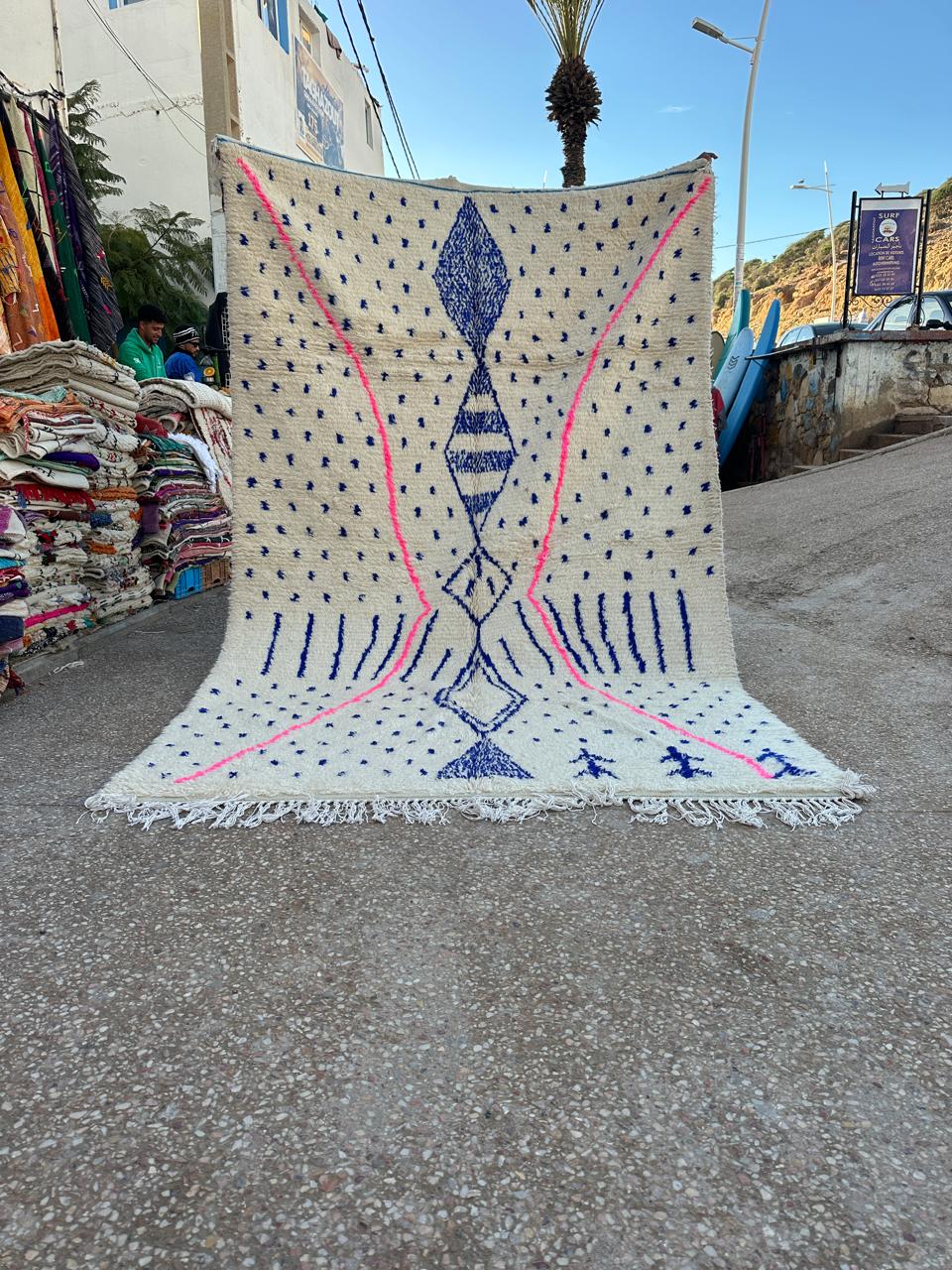 Handmade Azilal Rug, size 300 x 200 cm || 9.84 x 6.56 ft