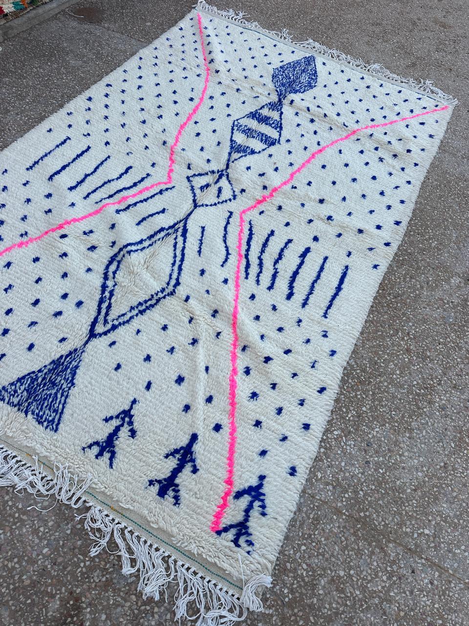 Handmade Azilal Rug, size 300 x 200 cm || 9.84 x 6.56 ft