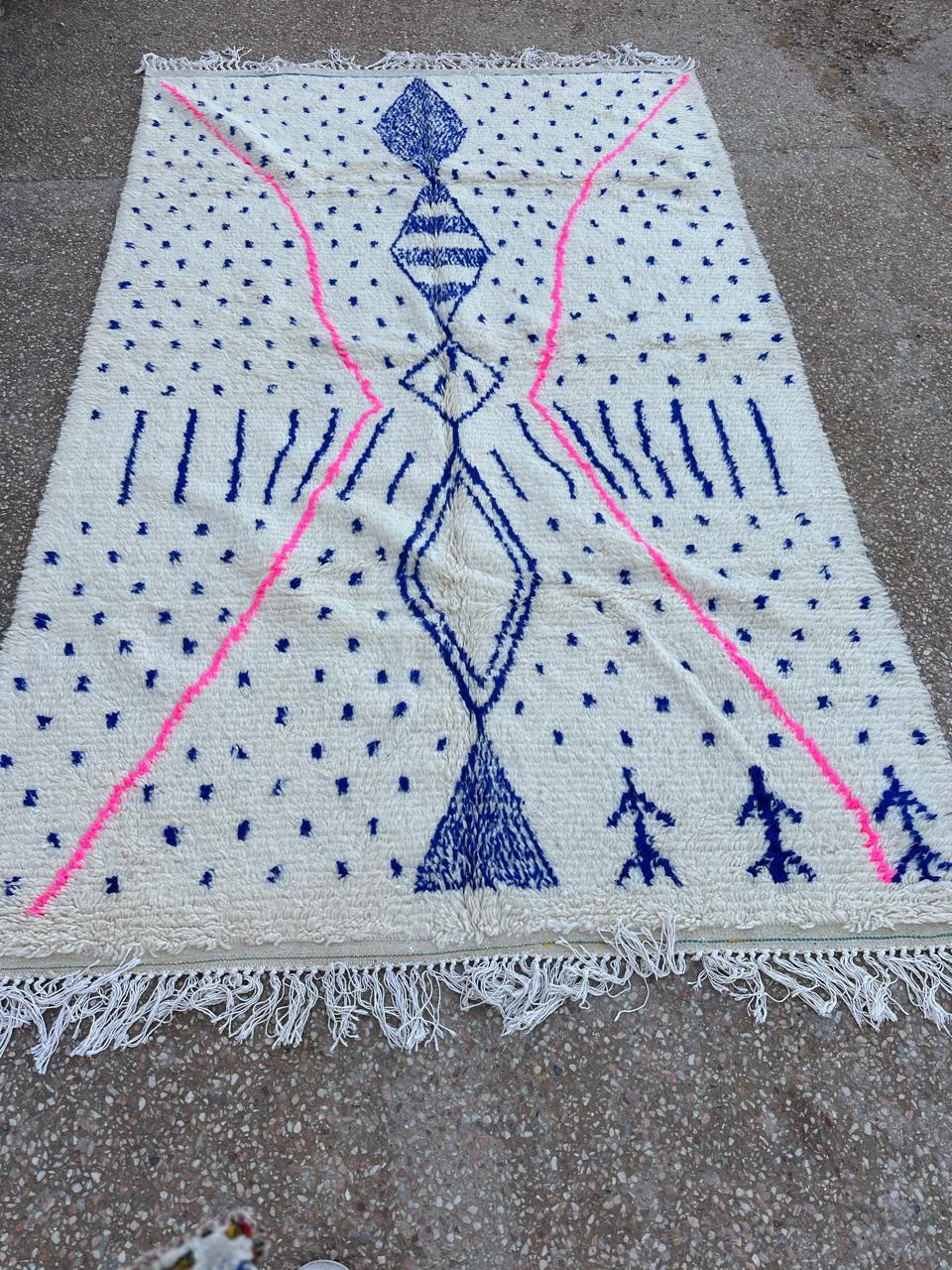 Handmade Azilal Rug, size 300 x 200 cm || 9.84 x 6.56 ft