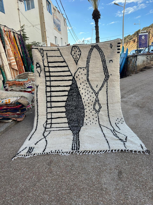 Handmade Azilal Rug, size 300 x 200 cm || 9.84 x 6.56 ft