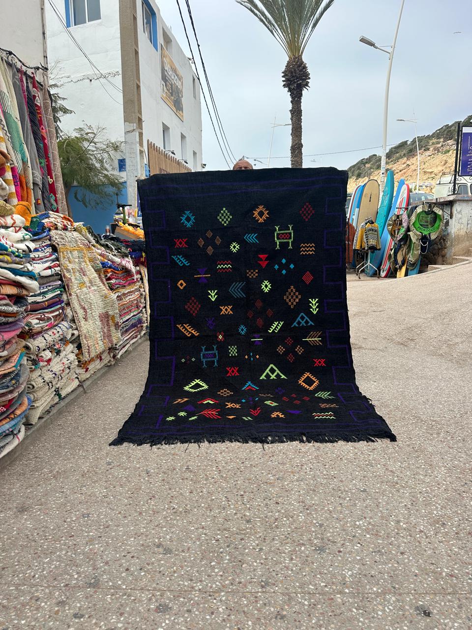 Handmade Kelim Rug, size 250 x 150 cm || 8.2 x 4.92 ft