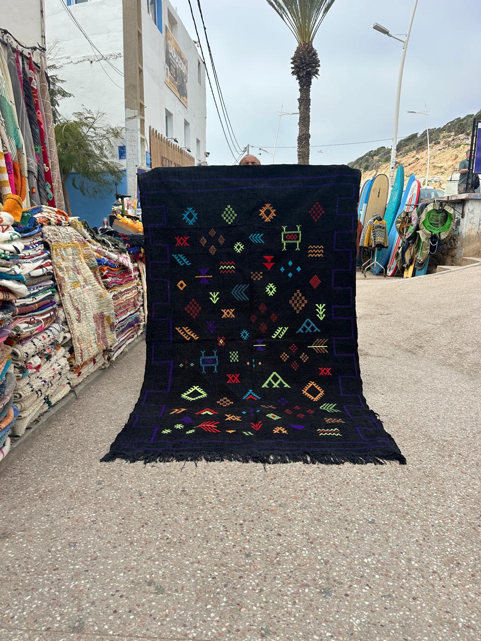 Handmade Kelim Rug, size 250 x 150 cm || 8.2 x 4.92 ft
