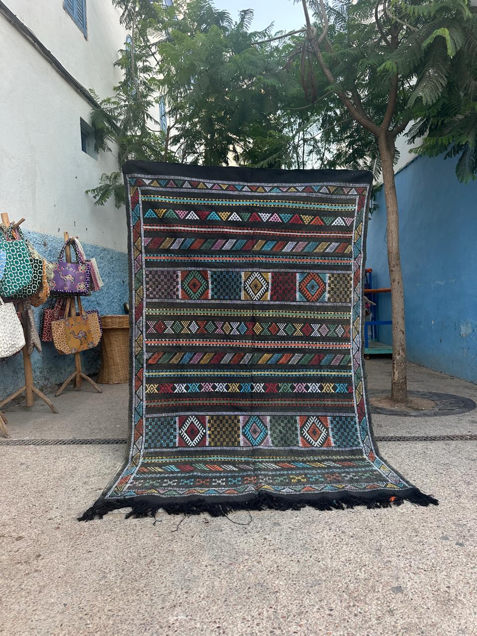 Handmade cactus Rug, size 250 x 150 cm || 8.2 x 4.92 ft