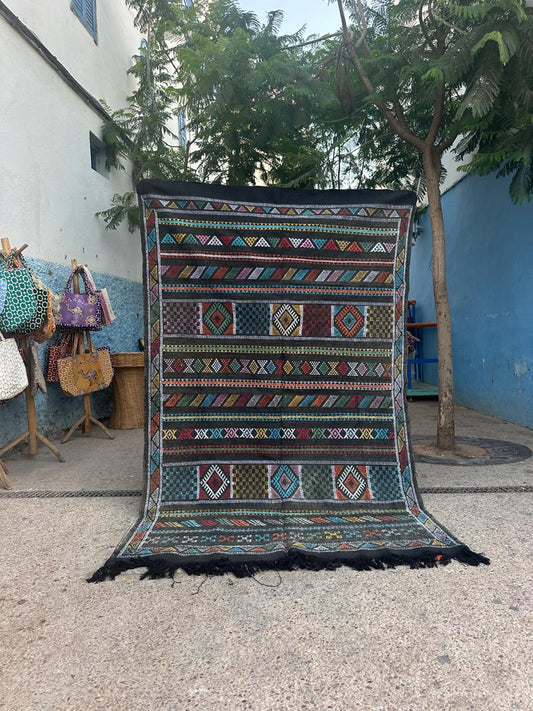 Handmade cactus Rug, size 250 x 150 cm || 8.2 x 4.92 ft