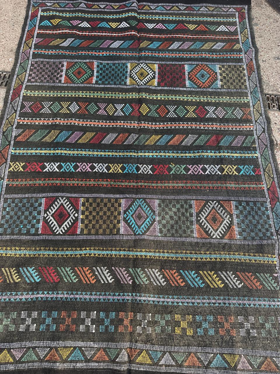 Handmade cactus Rug, size 250 x 150 cm || 8.2 x 4.92 ft