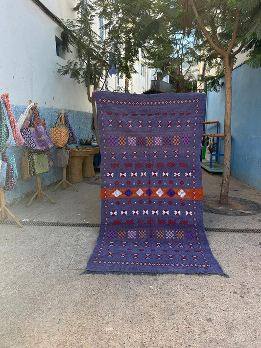 Handmade silk Rug, size 250 x 150 cm || 8.2 x 4.92 ft