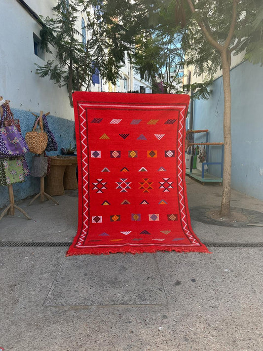 Handmade silk Rug, size 250 x 150 cm || 8.2 x 4.92 ft