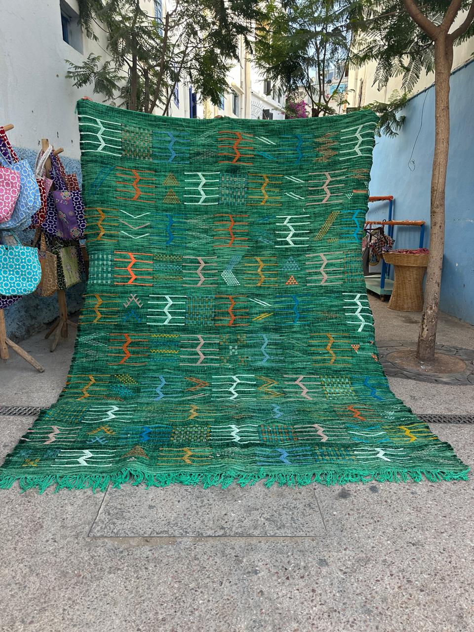 Carpet kelim size size 300 x 200 cm || 9.84 x 6.56 ft