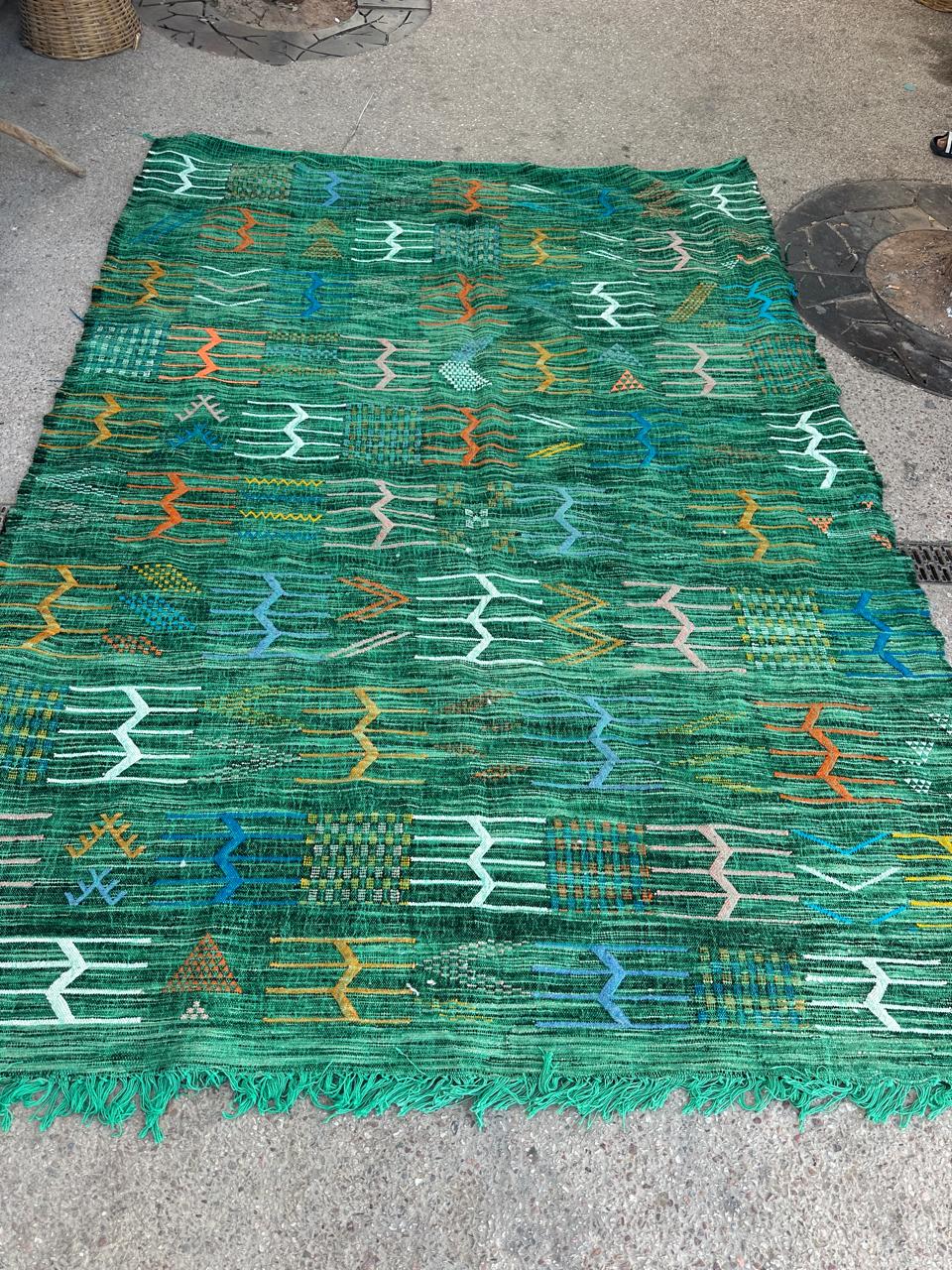 Carpet kelim size size 300 x 200 cm || 9.84 x 6.56 ft