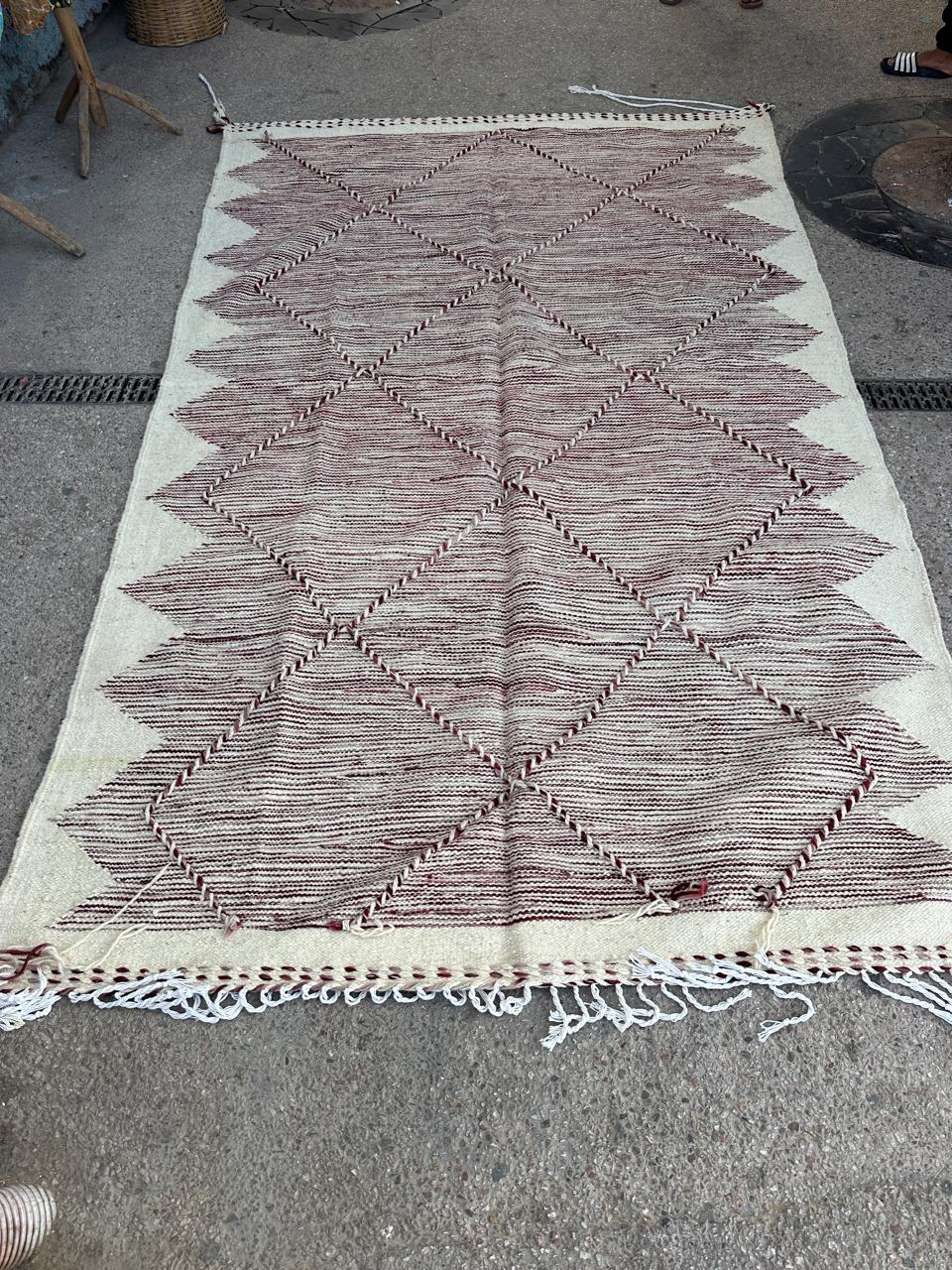 Carpet kelim size size 300 x 200 cm || 9.84 x 6.56 ft