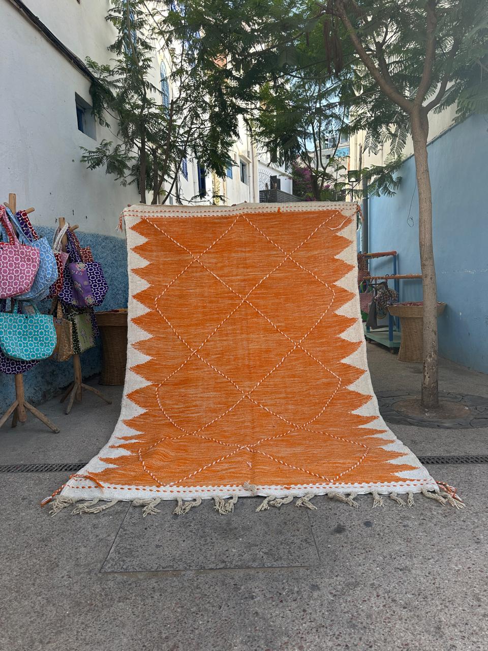 Carpet kelim size size 300 x 200 cm || 9.84 x 6.56 ft