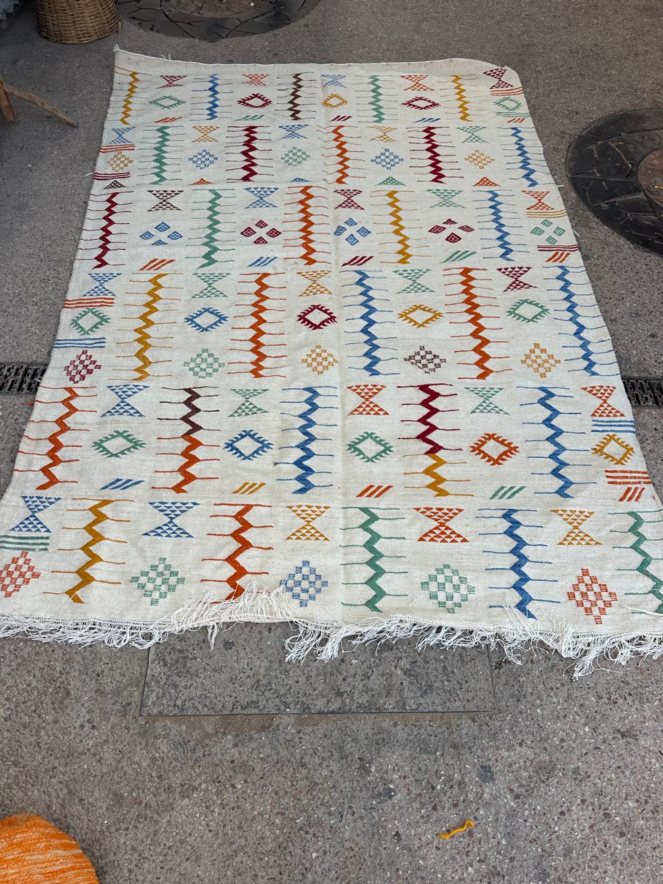 Carpet kelim size 300 x 200 cm || 9.84 x 6.56 ft